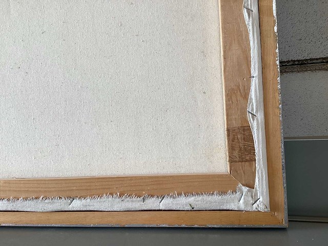 Olieverfschilderij in lijst, 78x68 cm - afbeelding 6 van  6