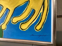 Olieverfschilderij in lijst, 78x68 cm - afbeelding 3 van  5