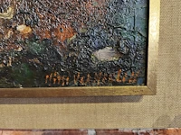 Olieverfschilderij madonna met kind - afbeelding 2 van  2