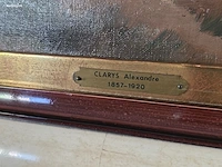 Olieverfschilderij op doek alexandre clarys... - afbeelding 3 van  3
