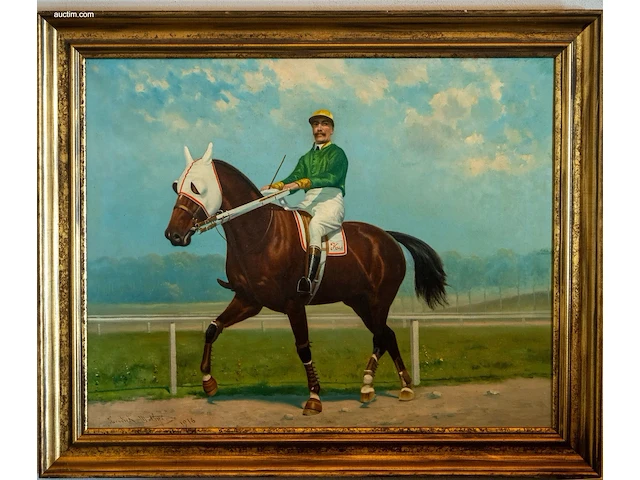 Olieverfschilderij op doek hendrik matthysen 1916... - afbeelding 1 van  3