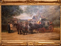 Olieverfschilderij op doek henry whittaker...