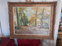 Olieverfschilderij van m. van loocke