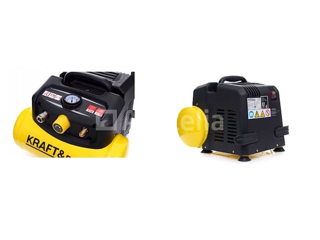 Olievrije 6 / 8 bar compressor kraft&dele - afbeelding 2 van  2