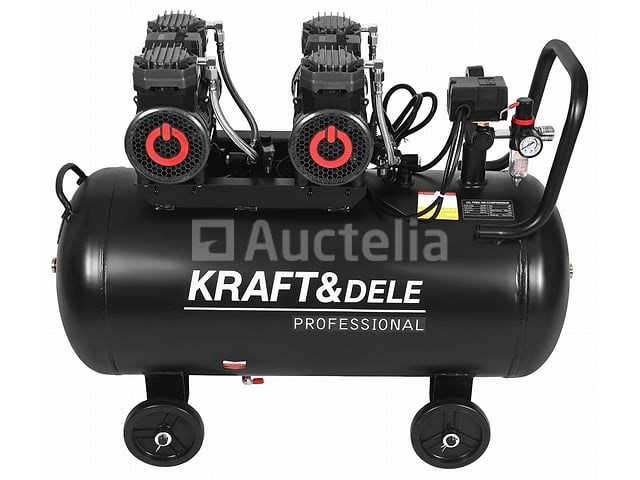 Olievrije compressor 100l kraft&dele - afbeelding 1 van  6