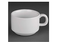 Olympia - 200ml stapelbare cups - anti-chipping ronde vorm - cc200