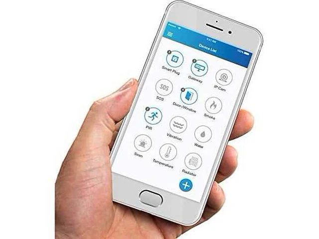 Olympia prohome 8762 wifi beveiligingsalarmsysteem wit - afbeelding 2 van  3
