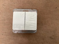 Olympic 1073451/52 dubbele schakelaar (180x) - afbeelding 1 van  4