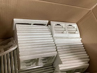 Olympic 1073463/464 inbouwframe dubbel wit (440x) - afbeelding 2 van  3