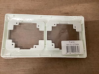 Olympic 1073464 inbouwframe dubbel wit (440x) - afbeelding 3 van  3