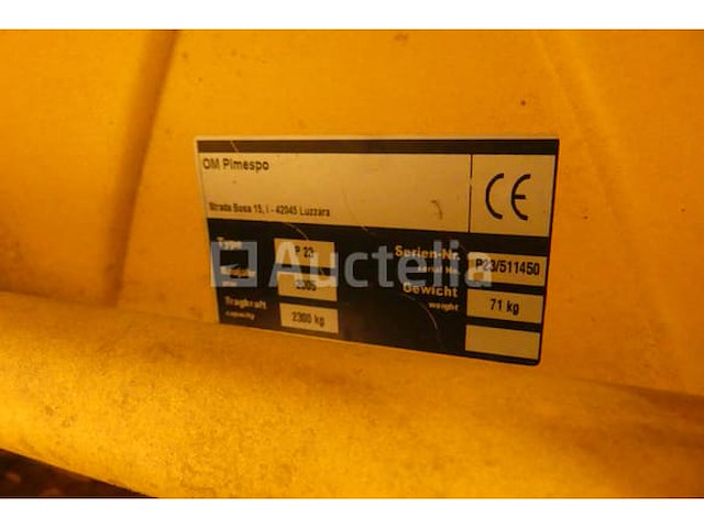 Om pimespo p23 handpalletwagen - afbeelding 5 van  6