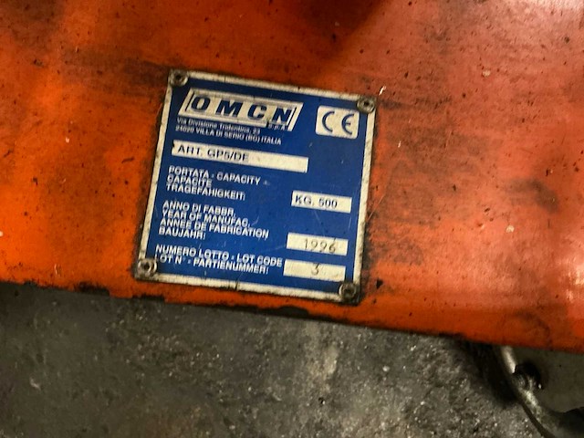 Omcn gp5/de werkplaatskraan - afbeelding 5 van  5