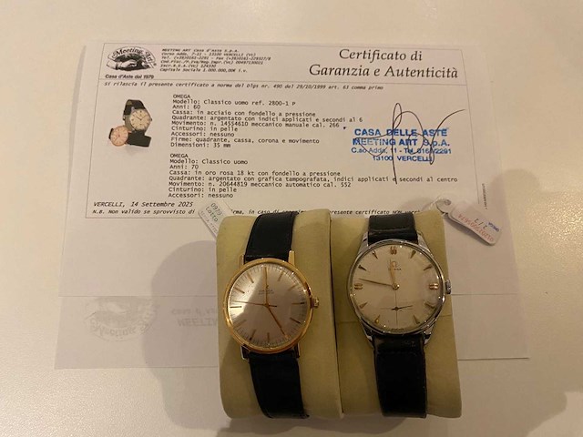 Omega set van 2 polshorloges - afbeelding 1 van  12