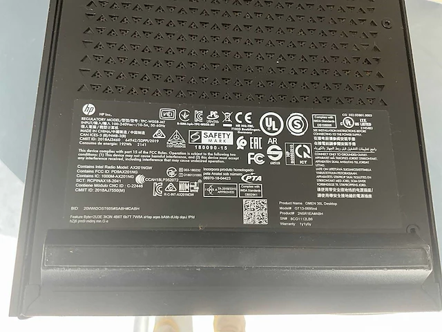 Omen tpc-w058-mt desktop pc - afbeelding 10 van  10