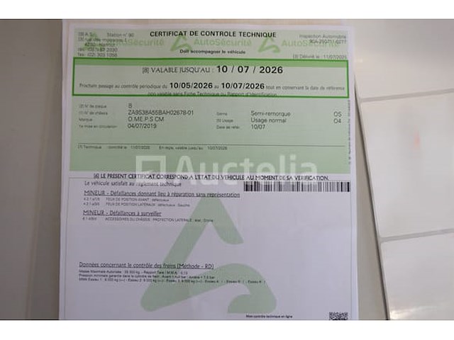 Omeps cm 1168 basi tank-oplegger - afbeelding 13 van  33