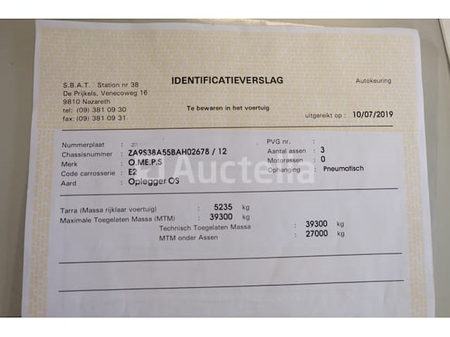 Omeps cm 1168 basi tank-oplegger - afbeelding 22 van  33