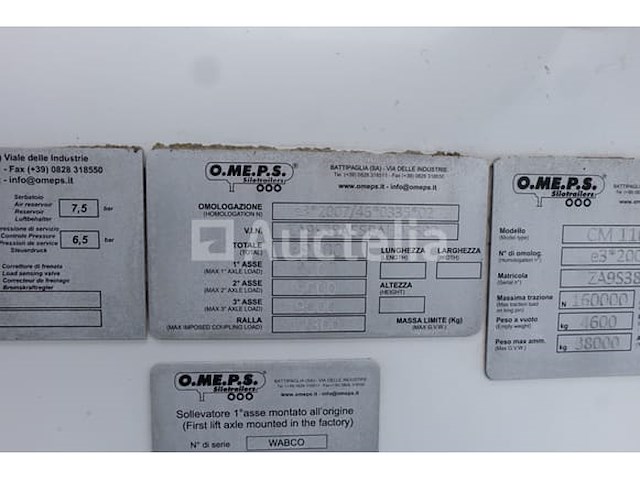Omeps cm 1168 basi tank-oplegger - afbeelding 1 van  30