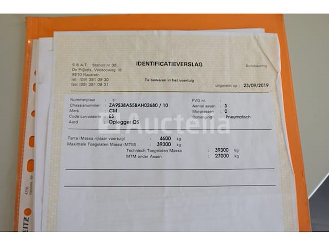 Omeps cm 1168 basi tank-oplegger - afbeelding 24 van  30