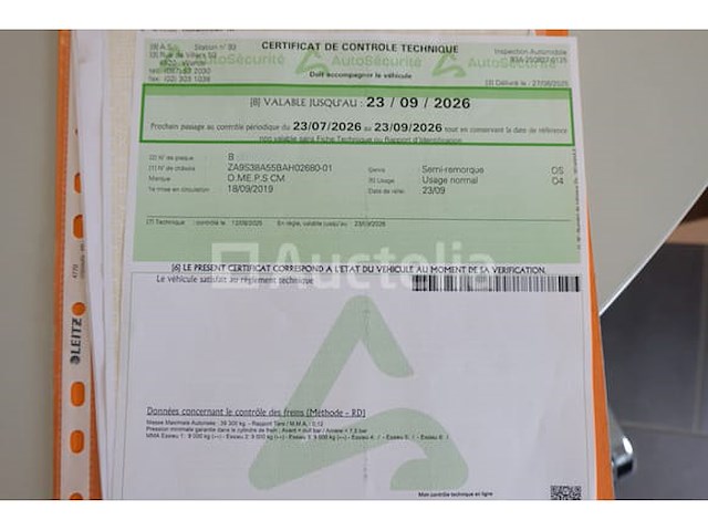 Omeps cm 1168 basi tank-oplegger - afbeelding 30 van  30