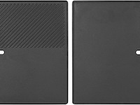 Omkeerbare grillplaat/plancha vr bbq - afbeelding 3 van  3