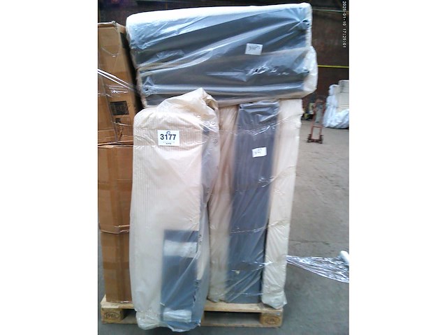 Omkeerbare/omkeerbare hoekbank - beige touwstof - afbeelding 3 van  11