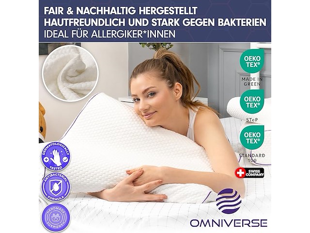 Omniverse ergonomisch kussen 60cm - afbeelding 3 van  5