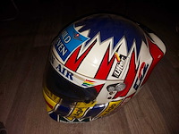 Omp - 1988 - f 1 - formule 1 helm ex a.würz met handtekening - afbeelding 1 van  6