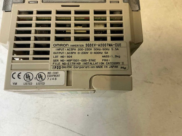 Omron sysdrive 3g3ev frequentieregelaar (4x) - afbeelding 5 van  6