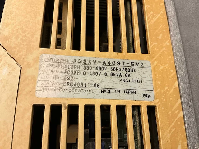 Omron sysdrive 3g3xv frequentieregelaar (2x) - afbeelding 5 van  6
