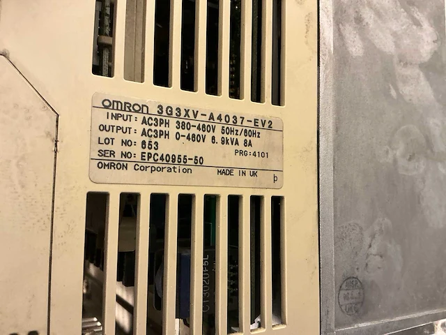 Omron sysdrive 3g3xv frequentieregelaar (2x) - afbeelding 6 van  6