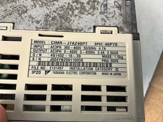 Omron vs mini j7 frequentieregelaar (8x) - afbeelding 3 van  7
