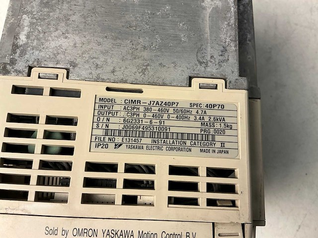 Omron vs mini j7 frequentieregelaar (8x) - afbeelding 5 van  7