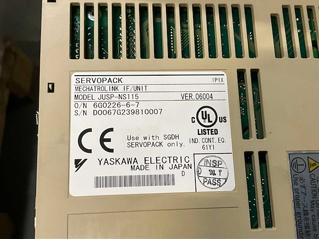 Omron yaskawa sgdh-15de-oy servopack - afbeelding 7 van  7