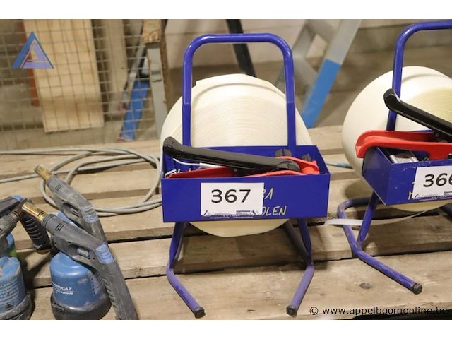 Omsnoeringsband met haspel spanapparaat - afbeelding 1 van  2