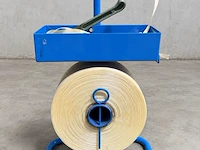 Omsnoeringsset rajapack voor textielband – haspel, bandspanner en rol band