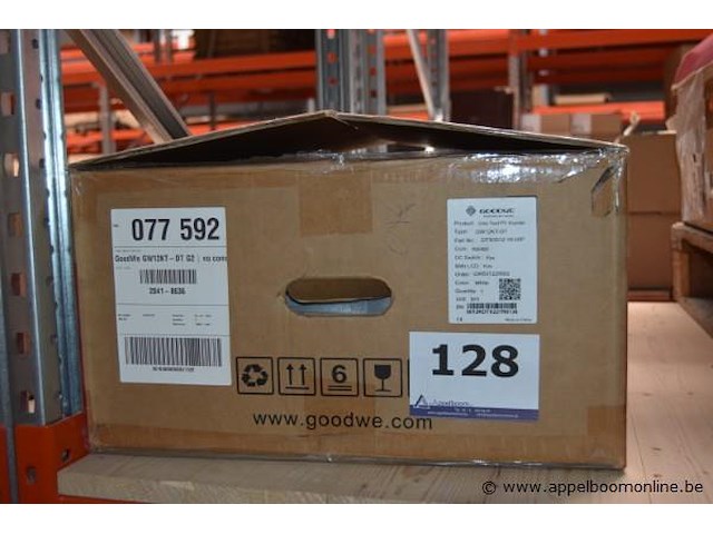 Omvormer, goodwe, gw12kt-dt, werking niet gekend - afbeelding 1 van  2