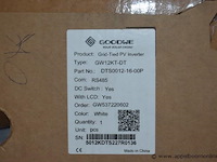 Omvormer, goodwe, gw12kt-dt, werking niet gekend - afbeelding 2 van  2