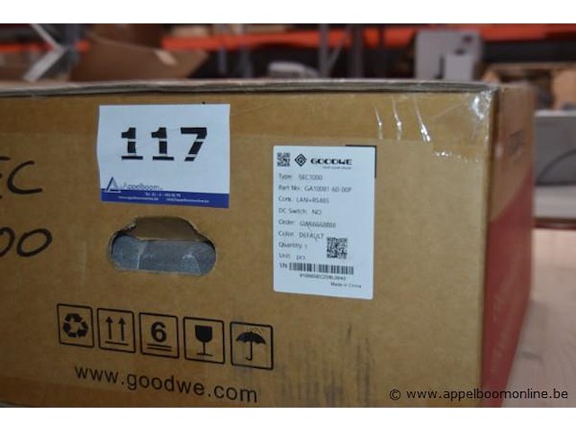 Omvormer, goodwe, sec1000, werking niet gekend - afbeelding 1 van  2