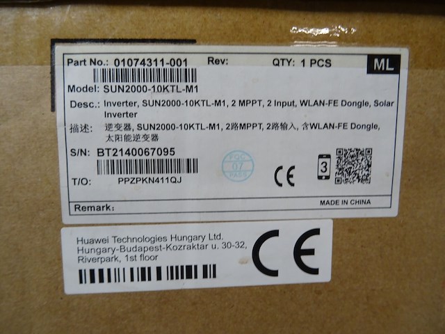 Omvormer huawei sun2000-10ktl m1 (10 kva) - afbeelding 2 van  5