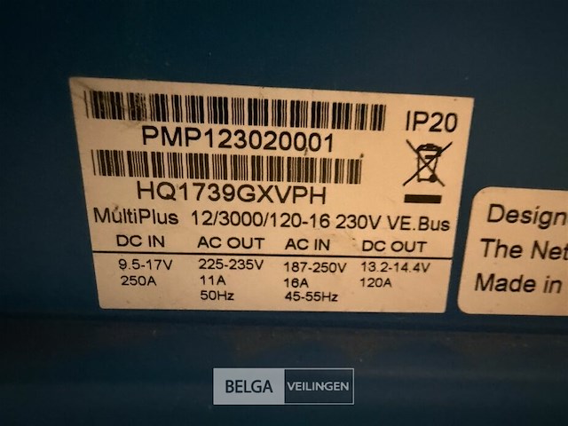 Omvormer multiplus - afbeelding 2 van  6
