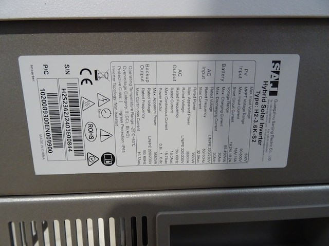 Omvormer saj - afbeelding 4 van  5