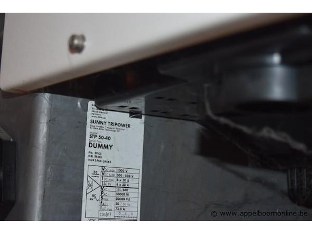Omvormer, sma, stp 50-40 dummy, 400v, 50kw, werking niet gekend - afbeelding 2 van  2