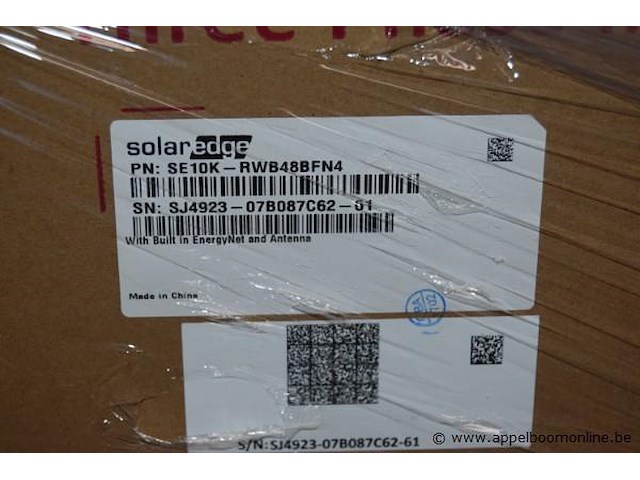 Omvormer, solaredge, se10k-rwb48bfn4, werking niet gekend - afbeelding 3 van  3