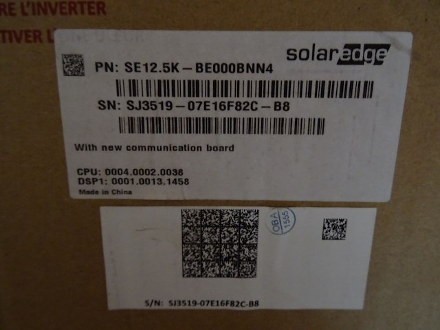Omvormer solaredge se12,5k - afbeelding 2 van  2