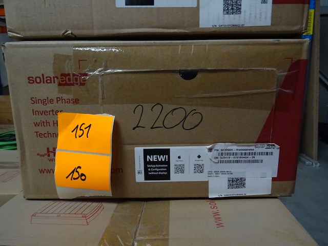 Omvormer solaredge se2200h - afbeelding 1 van  2