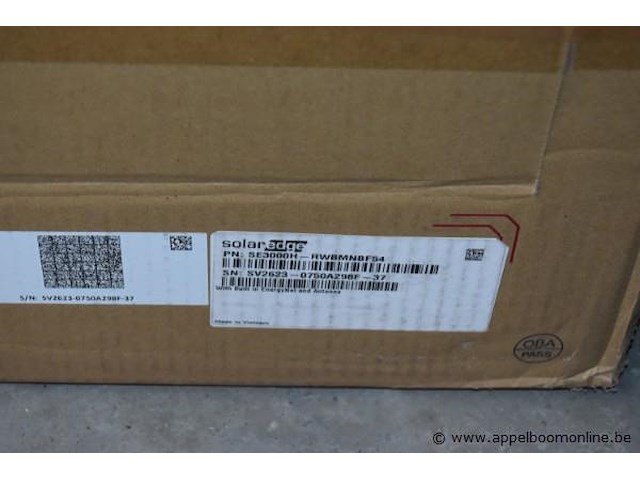 Omvormer, solaredge, se3000h, werking niet gekend - afbeelding 2 van  2