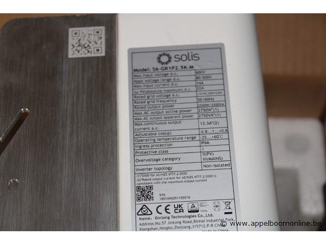 Omvormer zonnepanelen – solis - afbeelding 4 van  4