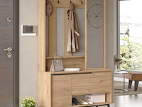 On11 kapstok | 100% melamine | walnoot - afbeelding 2 van  7