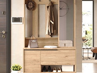 On11 kapstok | 100% melamine | walnoot - afbeelding 3 van  7