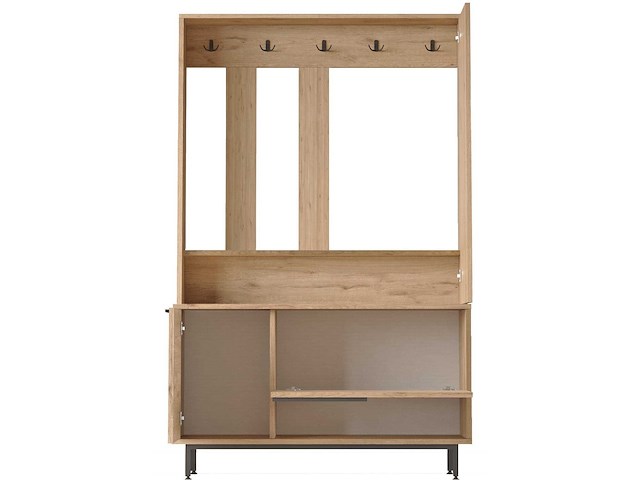 On11 kapstok | 100% melamine | walnoot - afbeelding 5 van  7